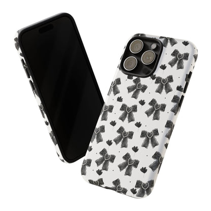 Midnight Bows Phone Case