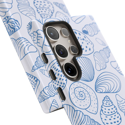 Coastal Blue Shells Phone Case