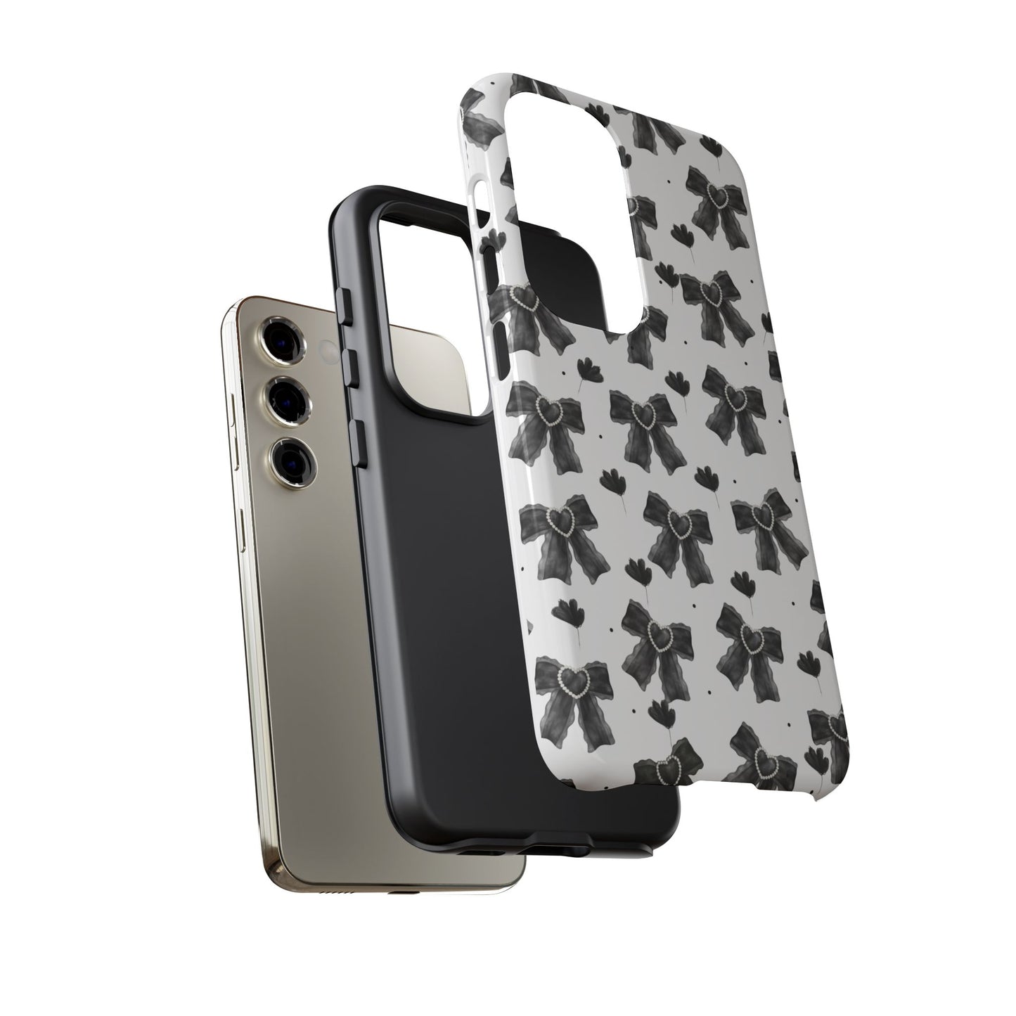 Midnight Bows Phone Case