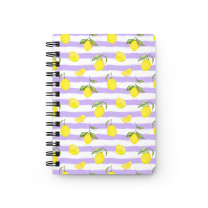 Lilac & Lemons Spiral Notebook