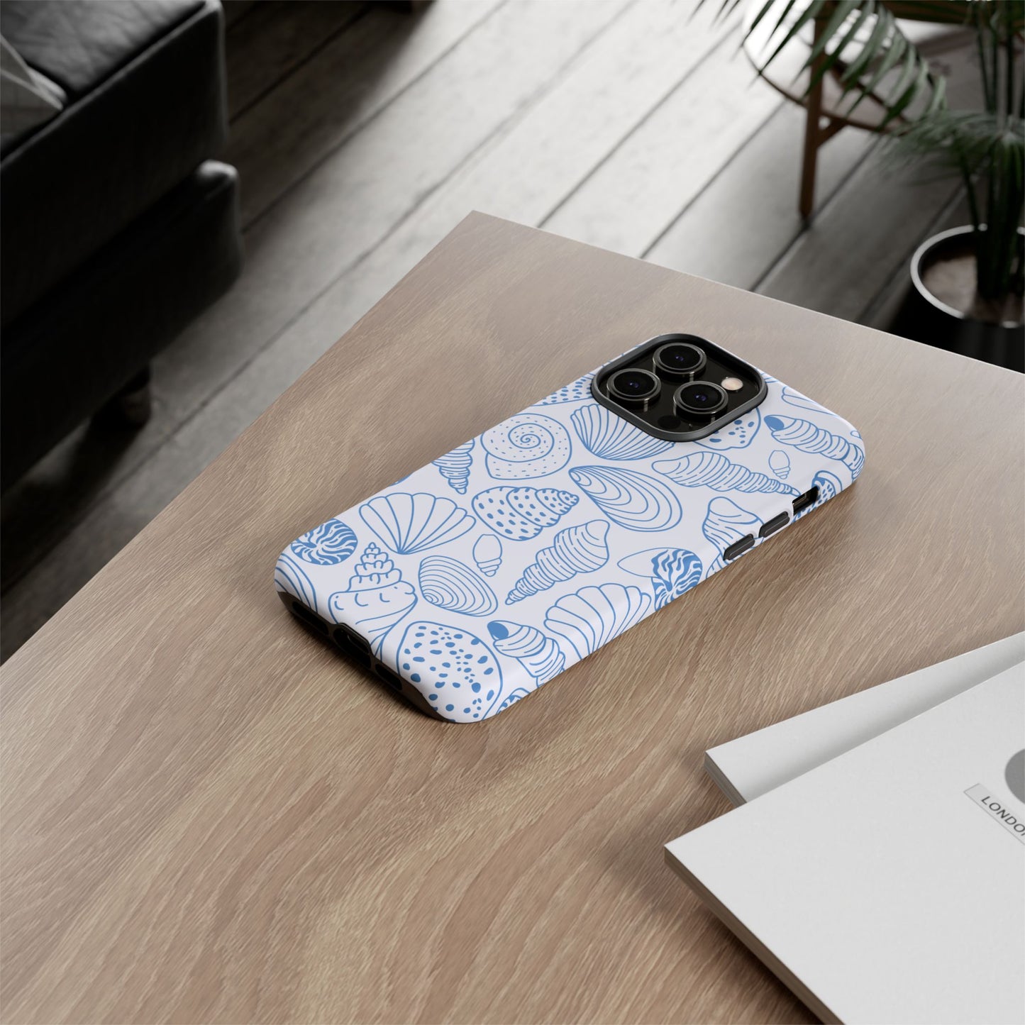 Coastal Blue Shells Phone Case
