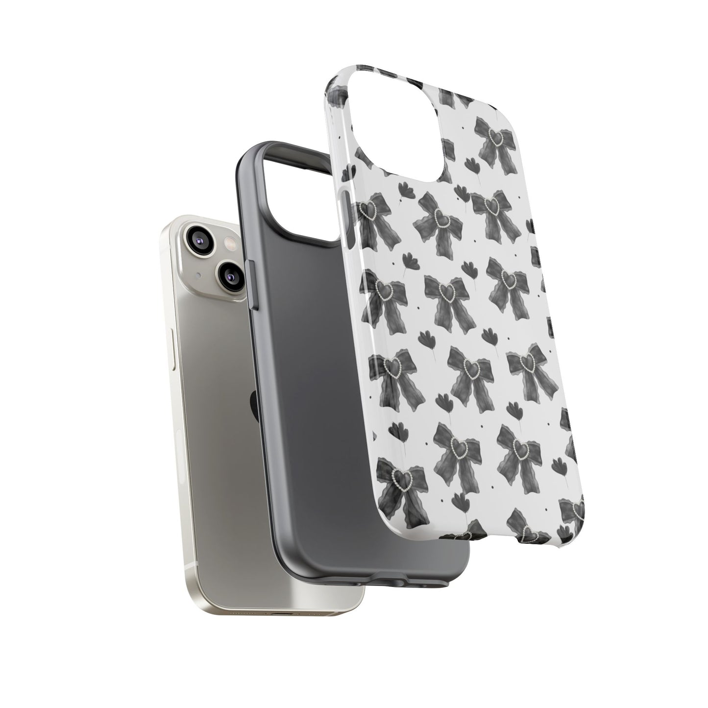 Midnight Bows Phone Case