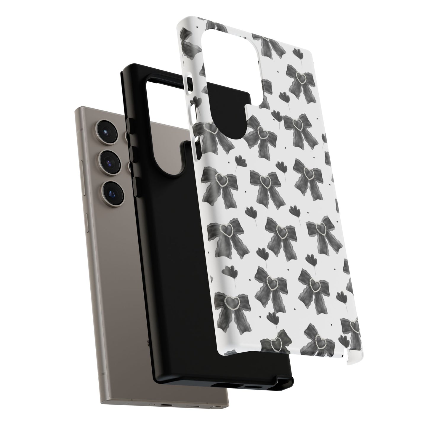 Midnight Bows Phone Case