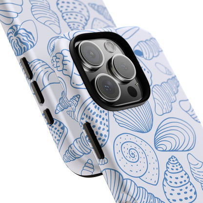 Coastal Blue Shells Phone Case