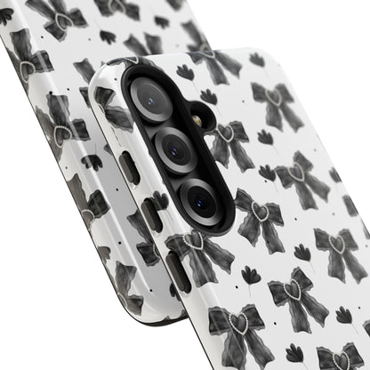 Midnight Bows Phone Case