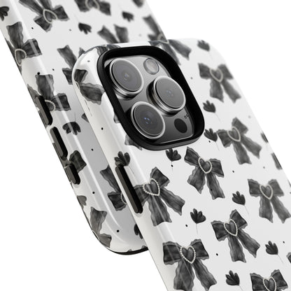 Midnight Bows Phone Case