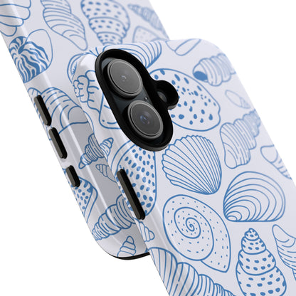 Coastal Blue Shells Phone Case