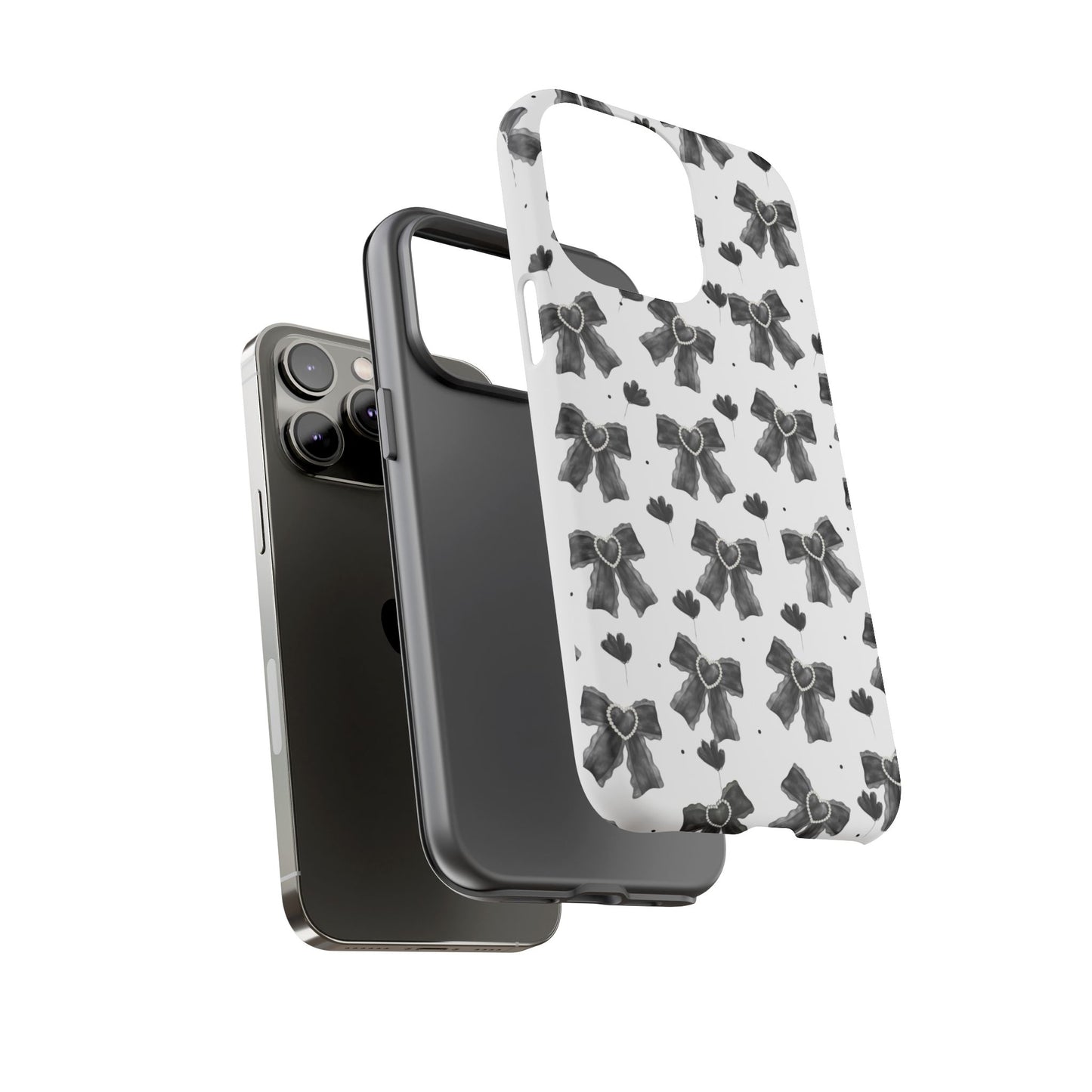 Midnight Bows Phone Case