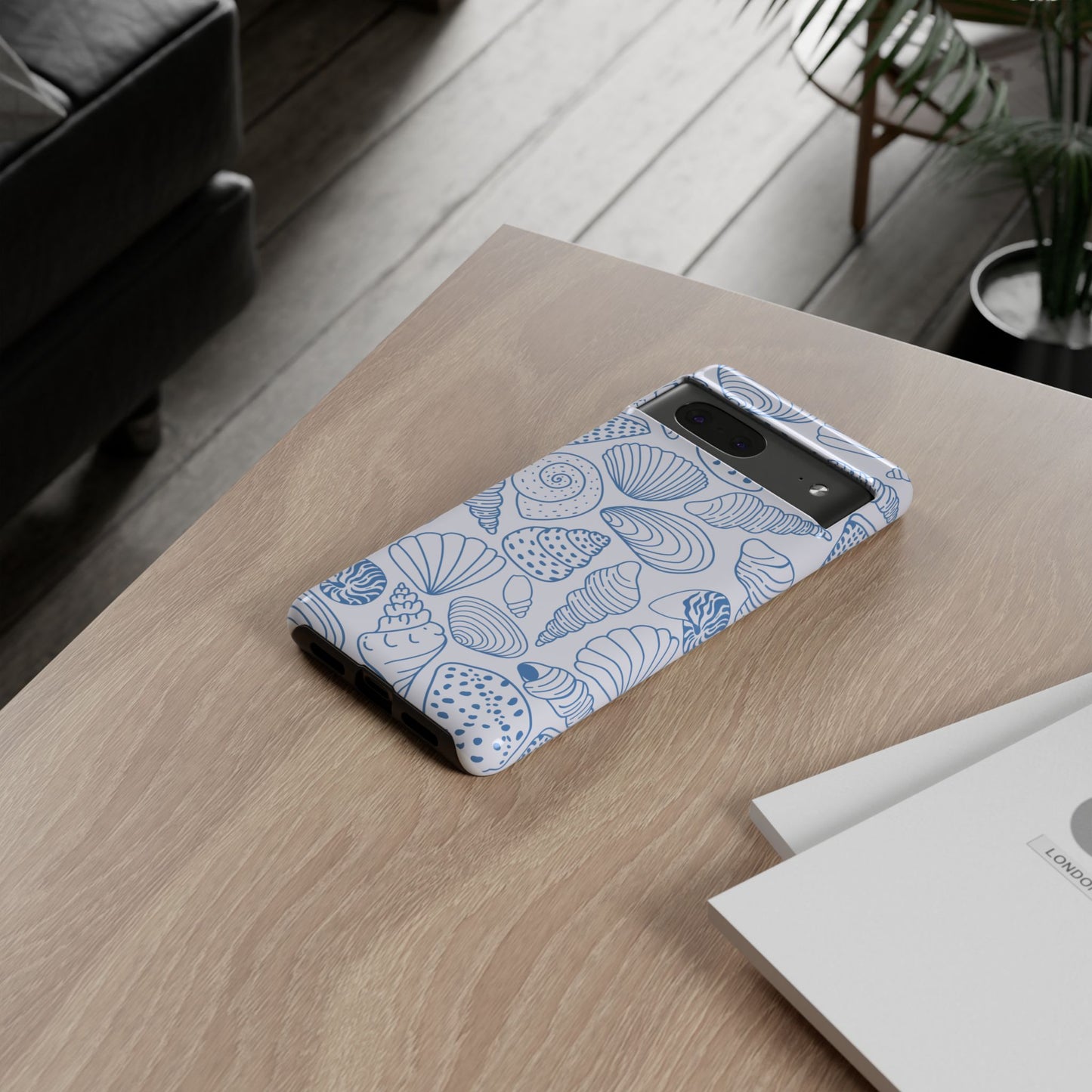 Coastal Blue Shells Phone Case
