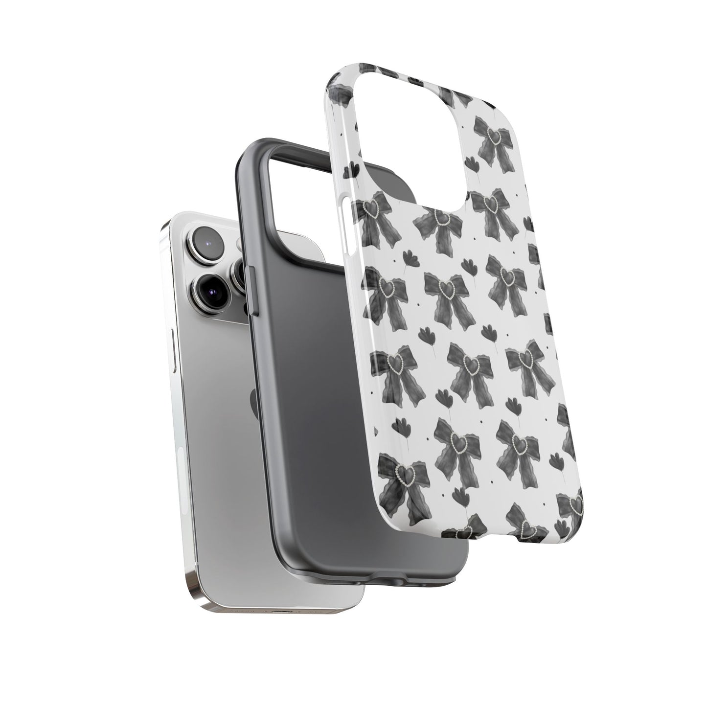 Midnight Bows Phone Case