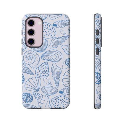 Coastal Blue Shells Phone Case