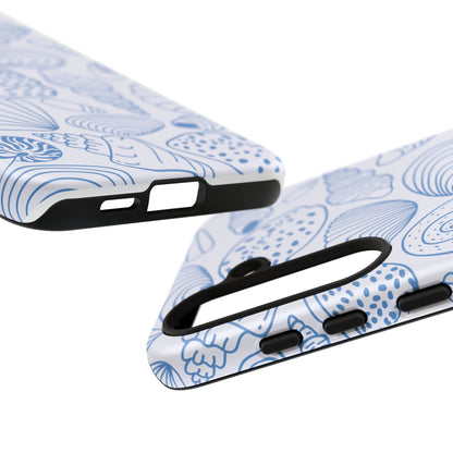 Coastal Blue Shells Phone Case