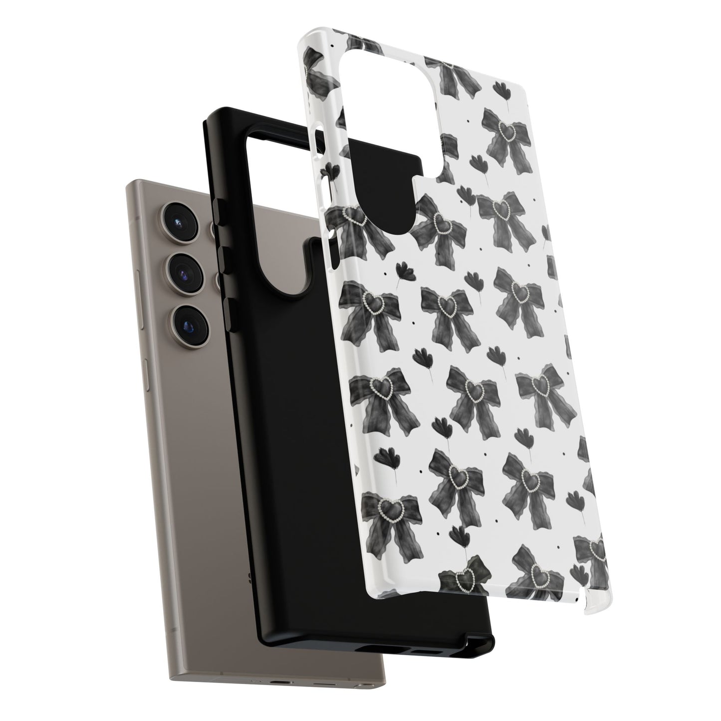 Midnight Bows Phone Case