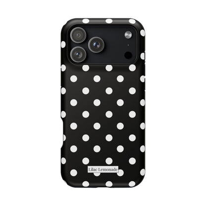Midnight Polka Dots