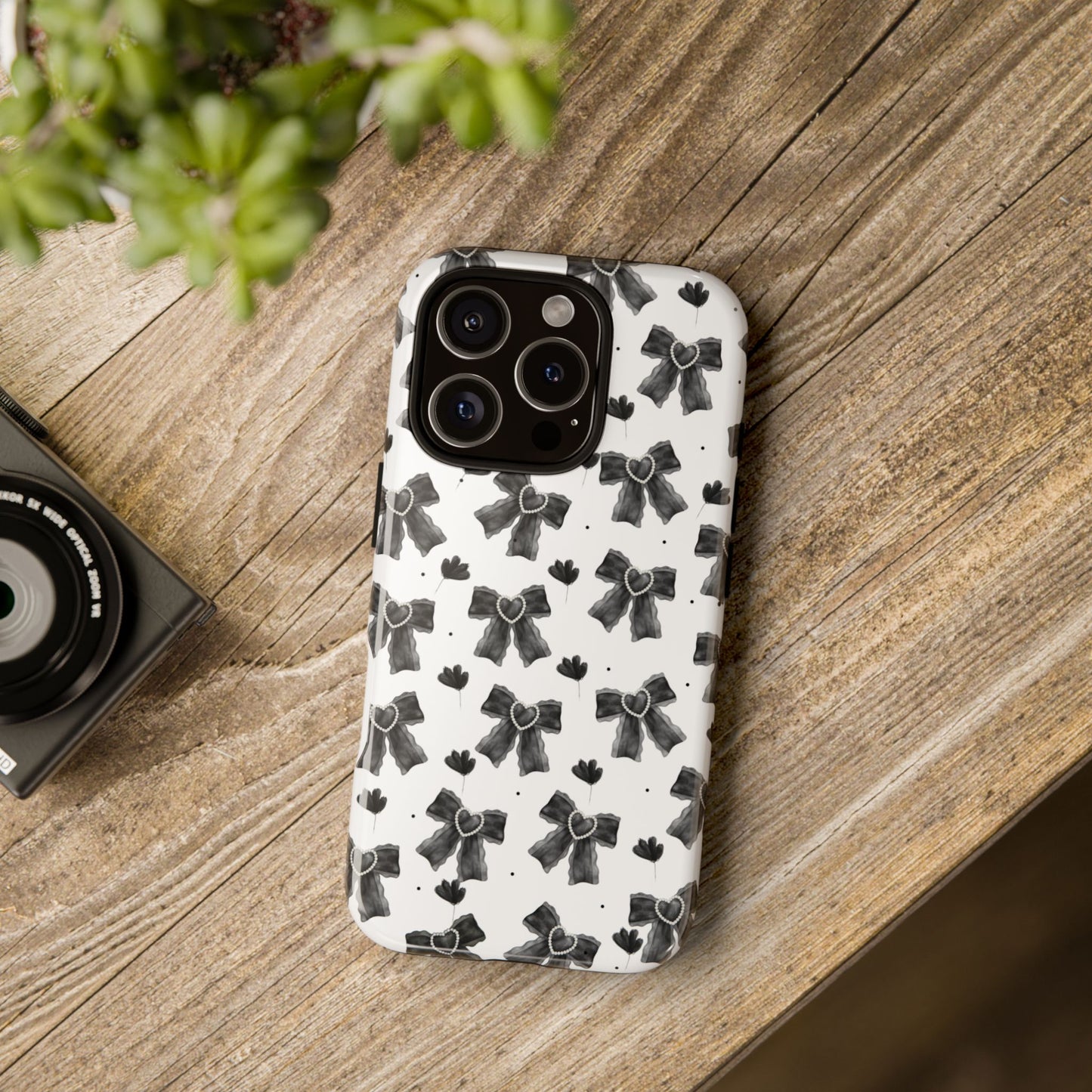 Midnight Bows Phone Case