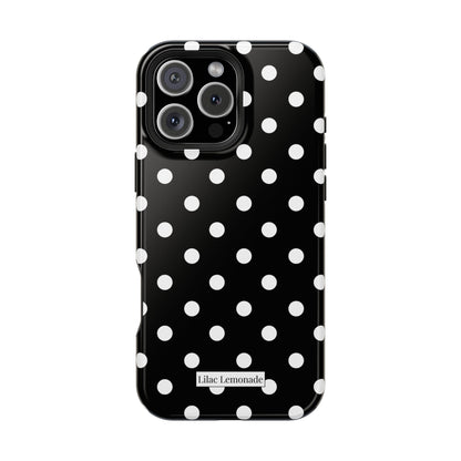 Midnight Polka Dots