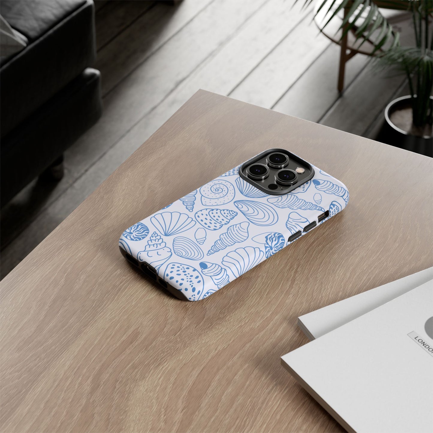Coastal Blue Shells Phone Case