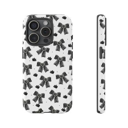 Midnight Bows Phone Case