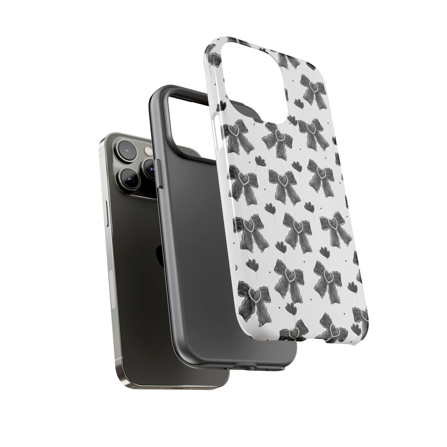 Midnight Bows Phone Case