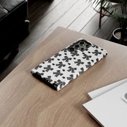 Midnight Bows Phone Case