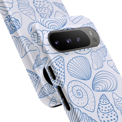Coastal Blue Shells Phone Case