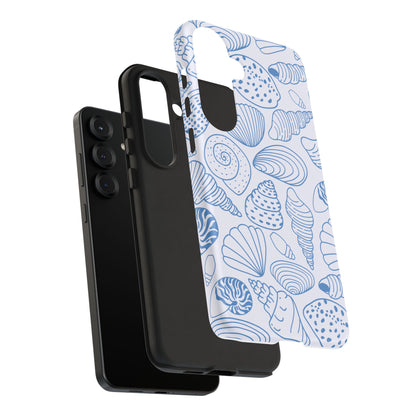 Coastal Blue Shells Phone Case