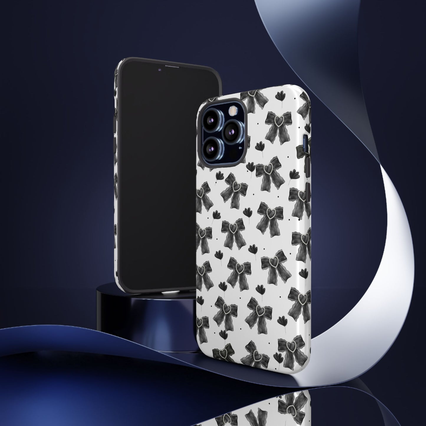 Midnight Bows Phone Case