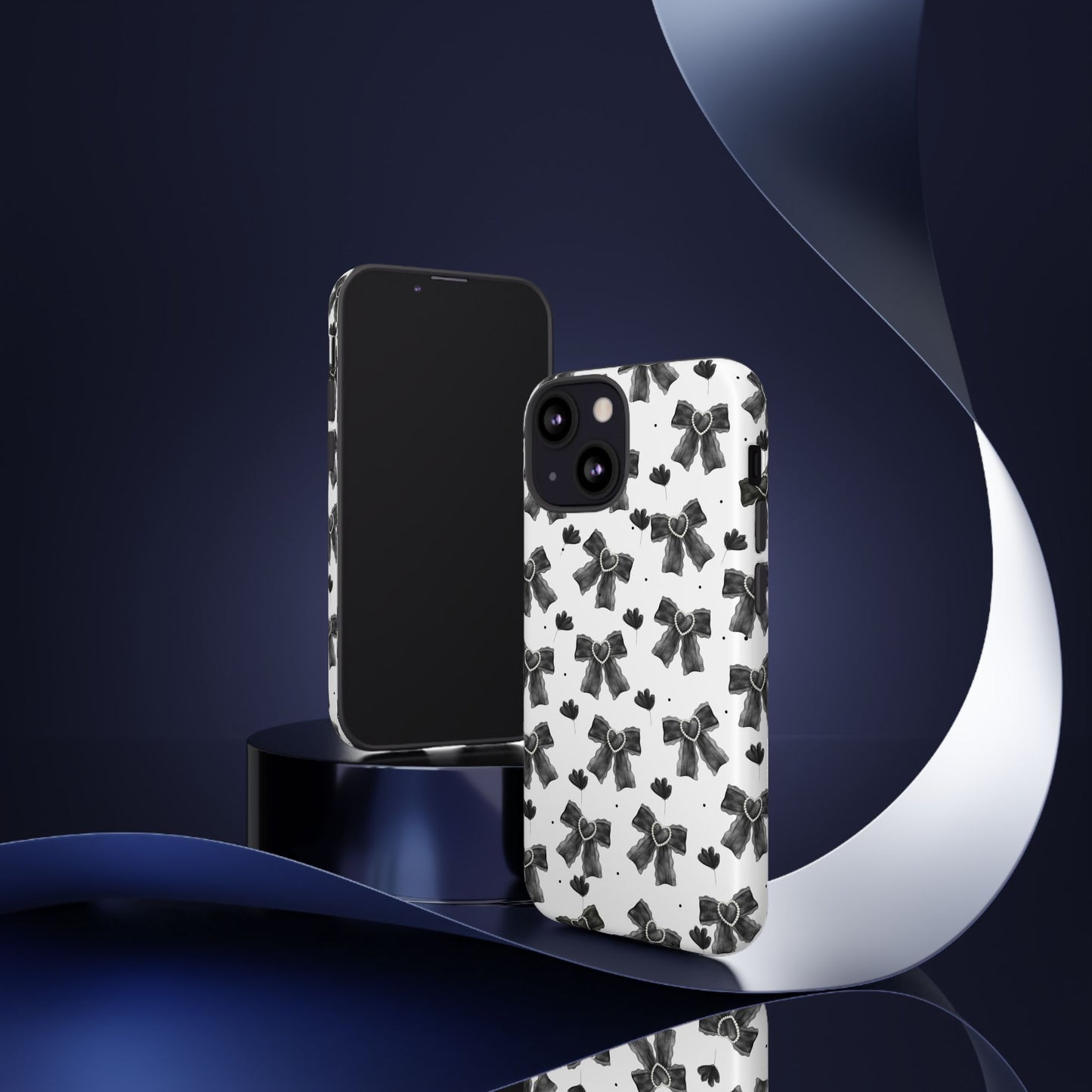 Midnight Bows Phone Case