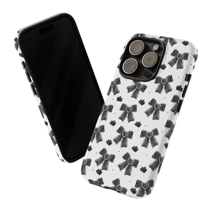 Midnight Bows Phone Case