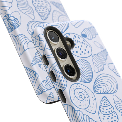 Coastal Blue Shells Phone Case