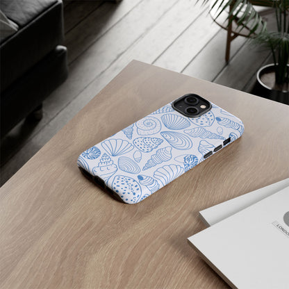 Coastal Blue Shells Phone Case