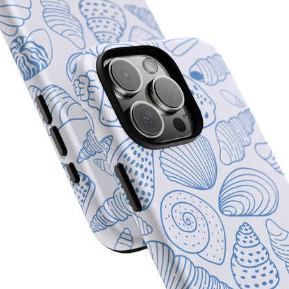 Coastal Blue Shells Phone Case