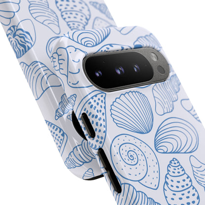 Coastal Blue Shells Phone Case