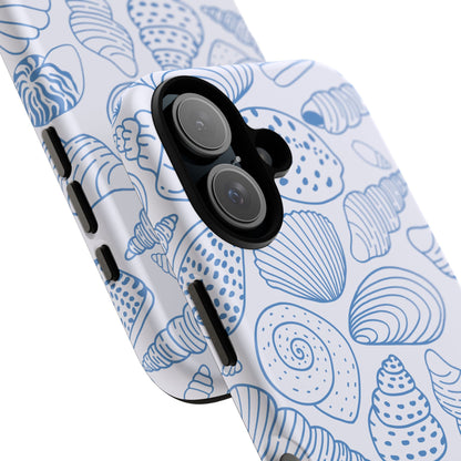 Coastal Blue Shells Phone Case