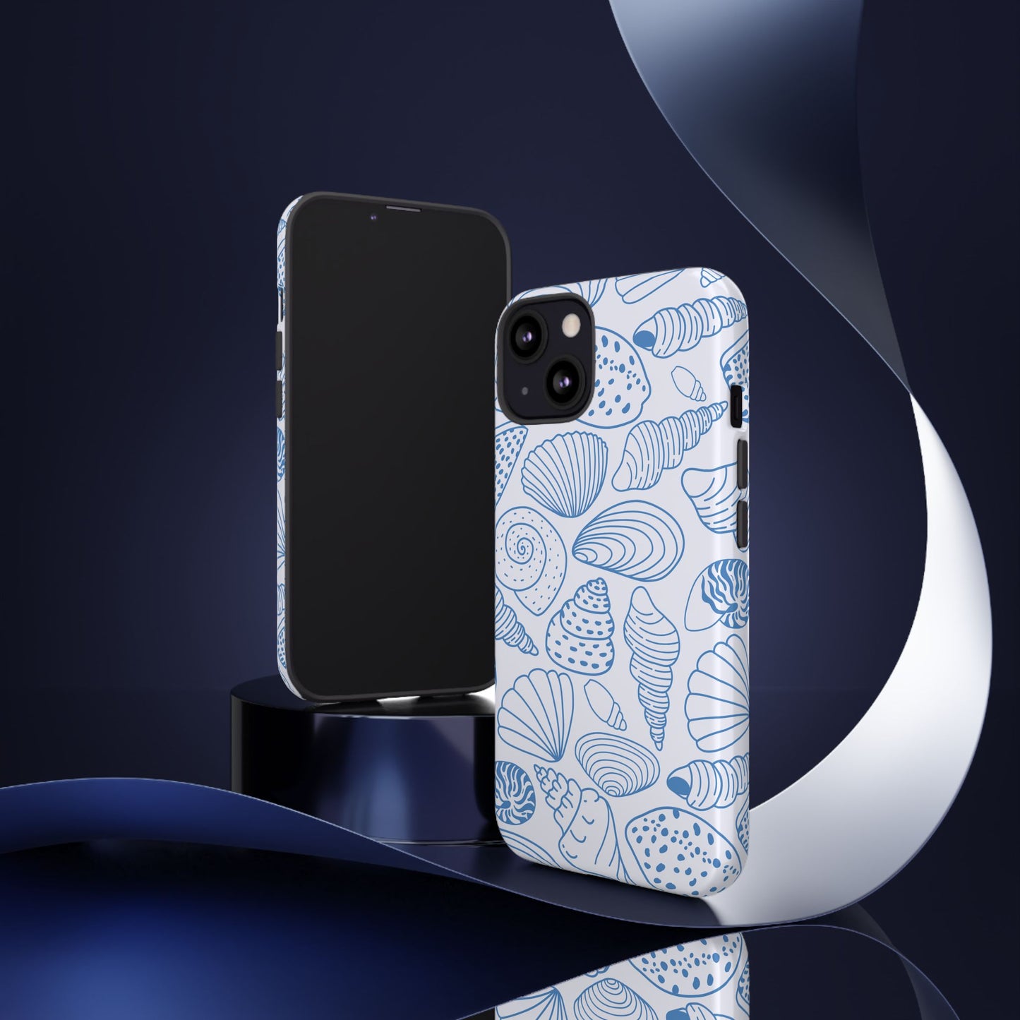 Coastal Blue Shells Phone Case