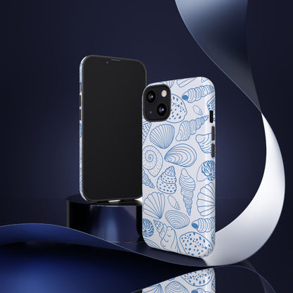 Coastal Blue Shells Phone Case