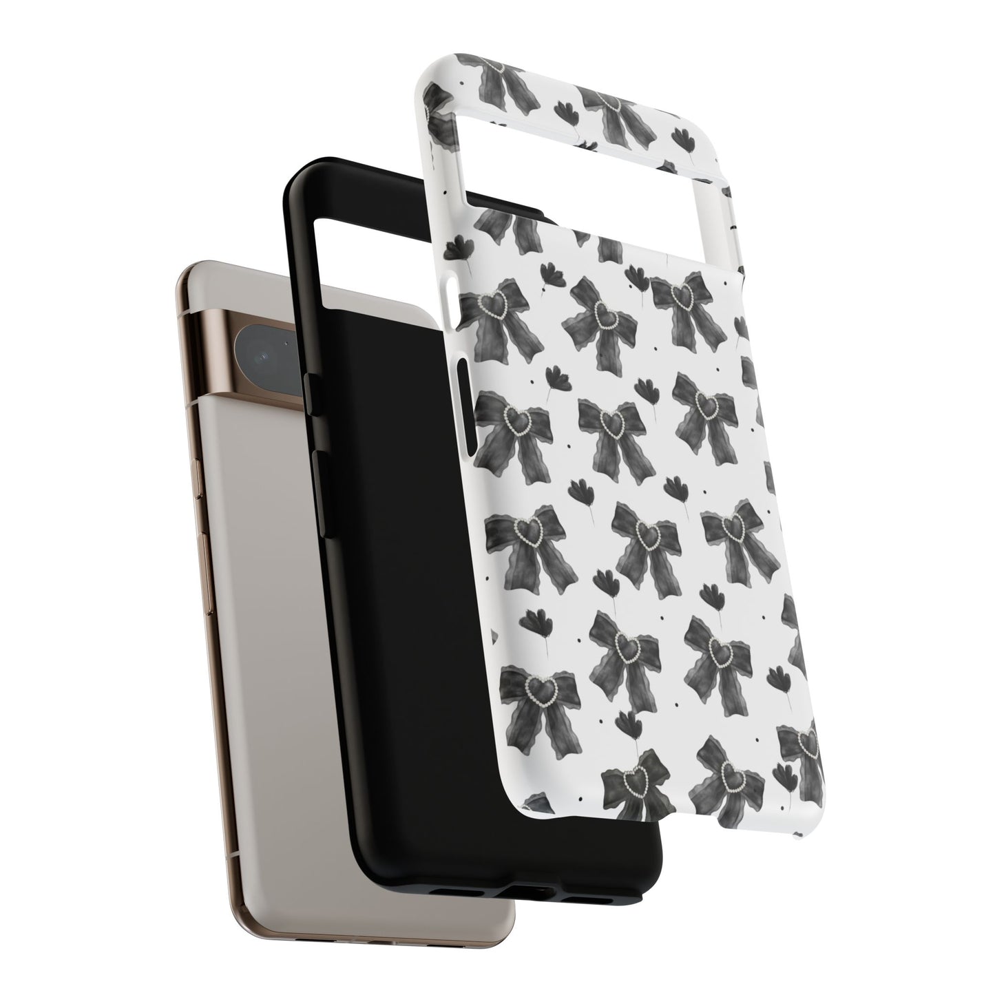Midnight Bows Phone Case