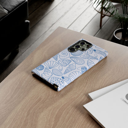 Coastal Blue Shells Phone Case