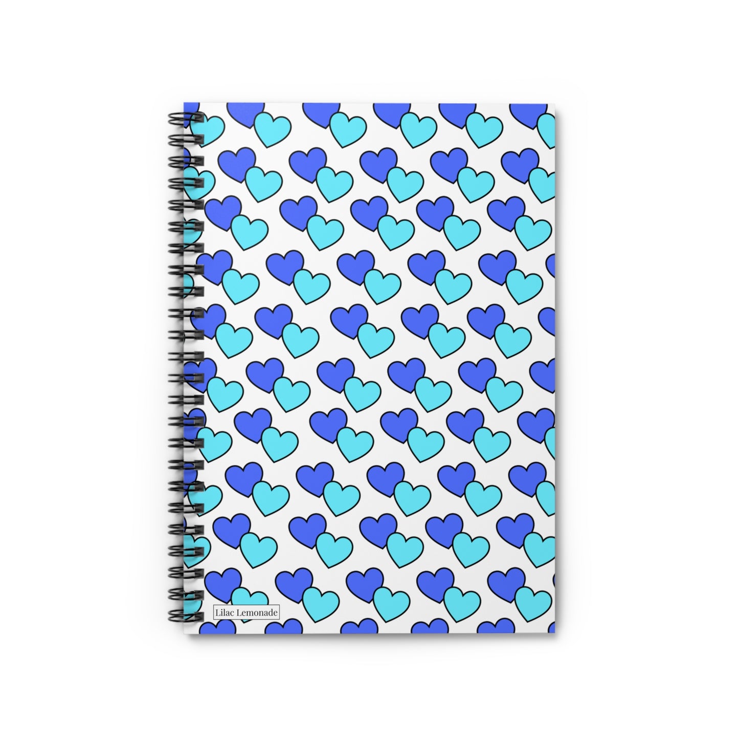 Bubble Hearts (Blue) Notebook
