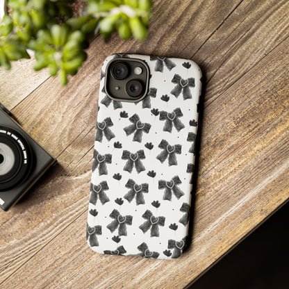Midnight Bows Phone Case