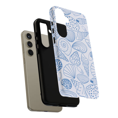Coastal Blue Shells Phone Case