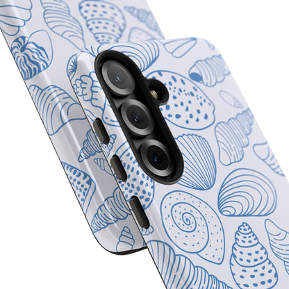 Coastal Blue Shells Phone Case