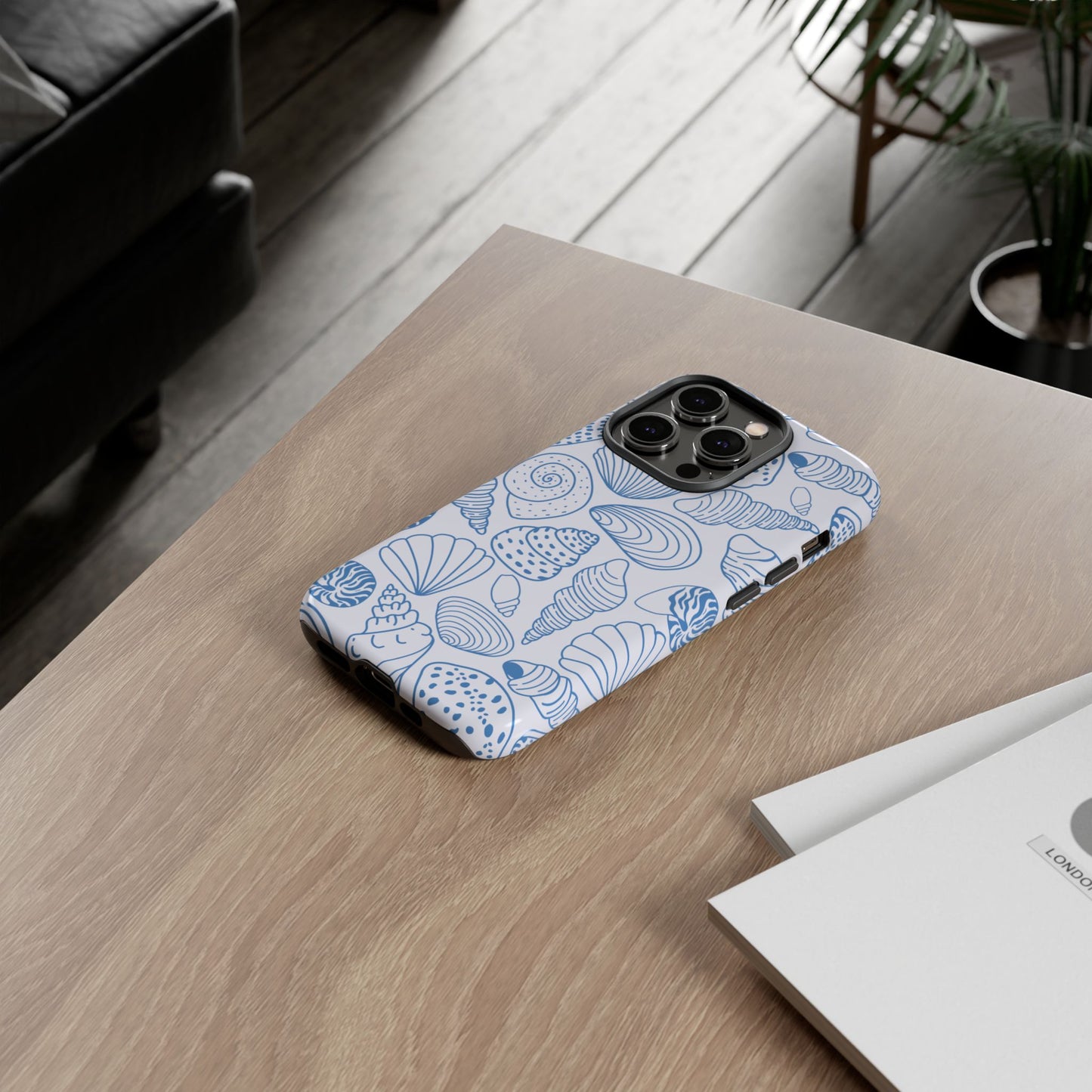 Coastal Blue Shells Phone Case
