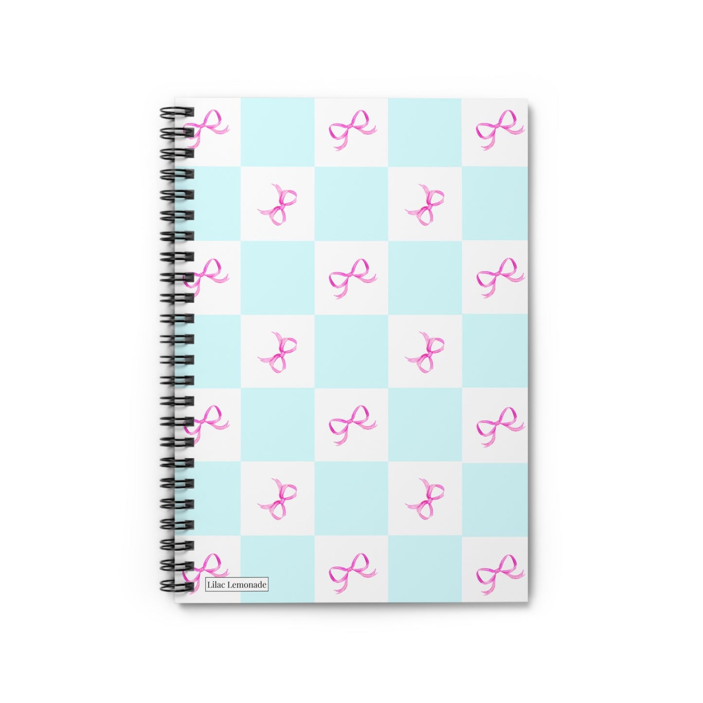 Checkerboard Bows Notebook