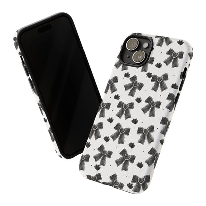Midnight Bows Phone Case