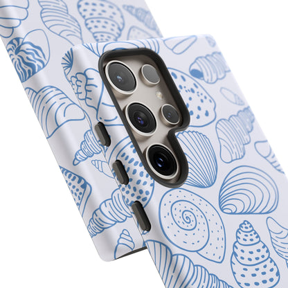 Coastal Blue Shells Phone Case
