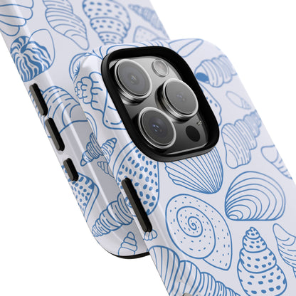 Coastal Blue Shells Phone Case