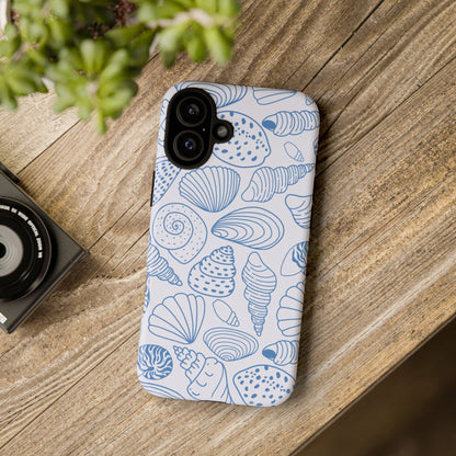 Coastal Blue Shells Phone Case