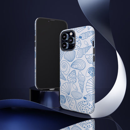 Coastal Blue Shells Phone Case