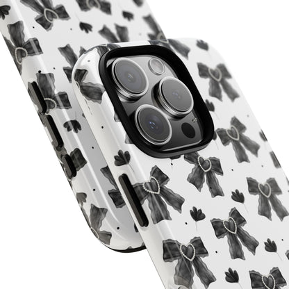 Midnight Bows Phone Case